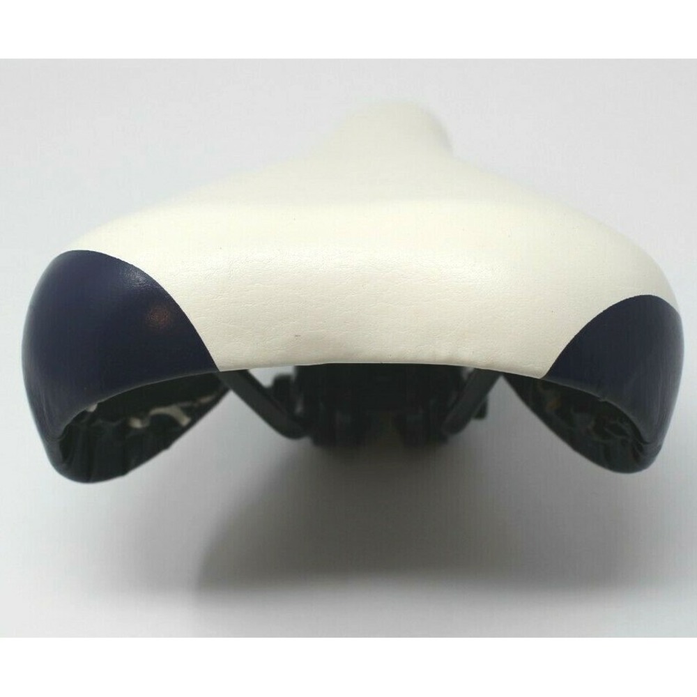 Pacific Bicycles Mountain Sports 10.5" Bicycle Seat Saddle VA23174 White Blue - Picture 4 of 12